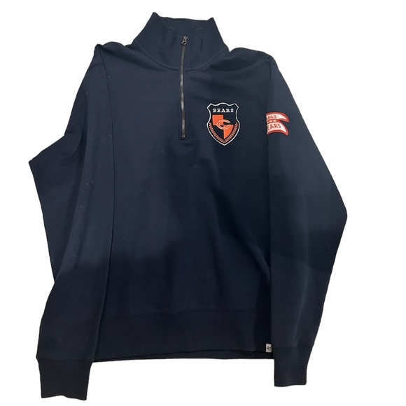 47 Other - Chicago Bears Quarter Zip Men's Large NFL 47' Brand Warm Unisex